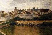 Charles-Francois Daubigny The Village, Auvers-sur-Oise USA oil painting reproduction